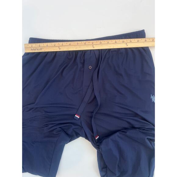 U.S. POLO ASSOCIATION MENS LUXURY KNIT LOUNGE PANTS NAVY BLUE SIZE LARGE - Picture 10 of 13